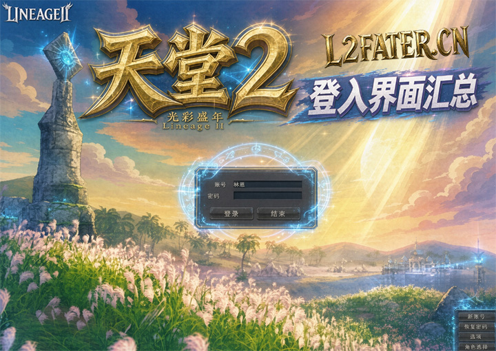 【天堂2】可用登入界面补丁汇总整理贴
